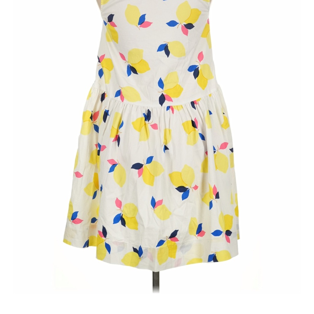 kate spade White Floral Print Dress with Yellow, Pink and Blue Accents - Picture 2 of 5
